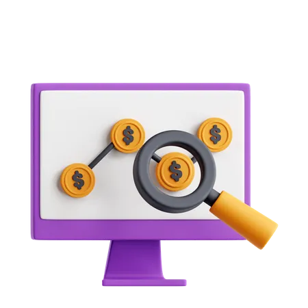 Financial Analytic  3D Icon