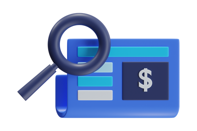 Financial Analytic  3D Icon