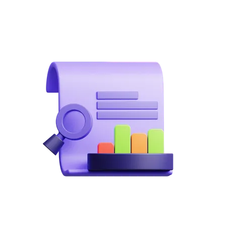 Financial Analytics  3D Icon