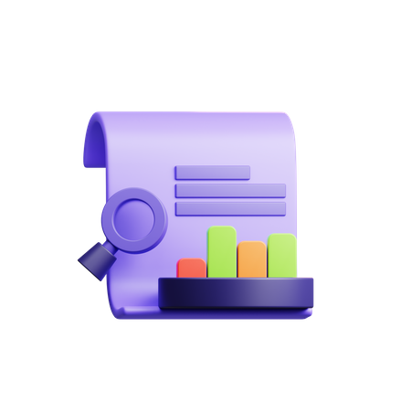 Financial Analytics  3D Icon