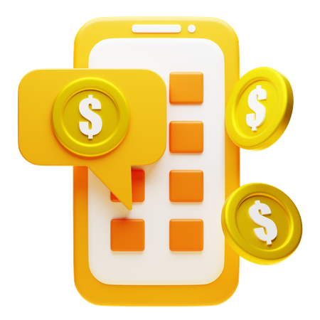Financial App  3D Icon