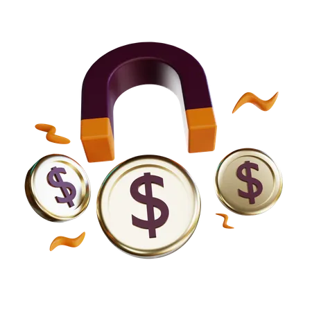 Financial Attraction  3D Icon