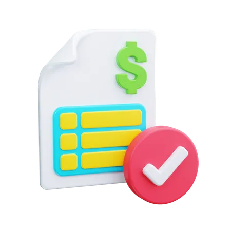 Financial audit  3D Icon