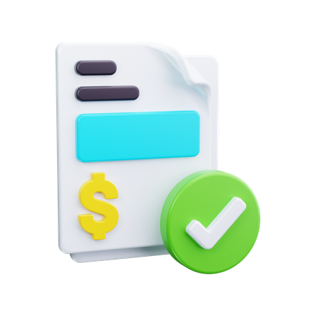 Financial audit  3D Icon