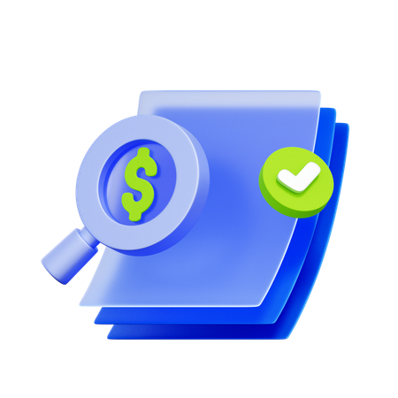 Financial Audit  3D Icon