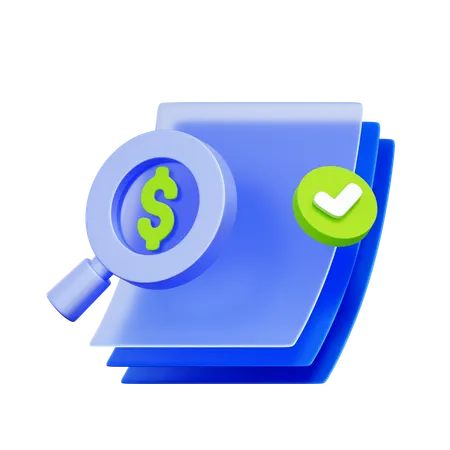 Financial Audit  3D Icon