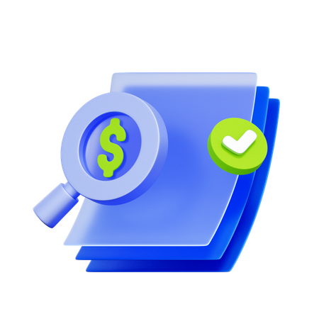 Financial Audit  3D Icon