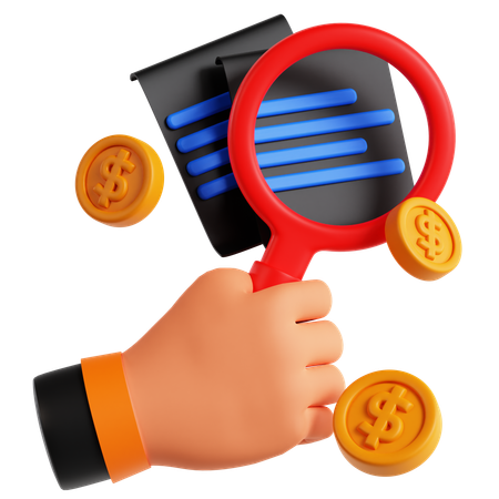 Financial Auditor  3D Icon