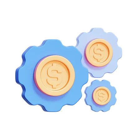 Financial Automation  3D Icon