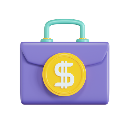 Financial Bag  3D Icon