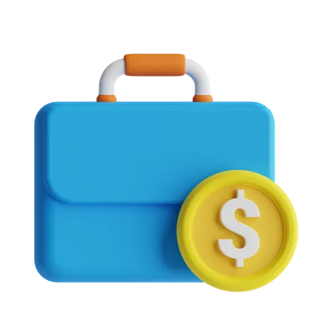 Financial Bag  3D Icon