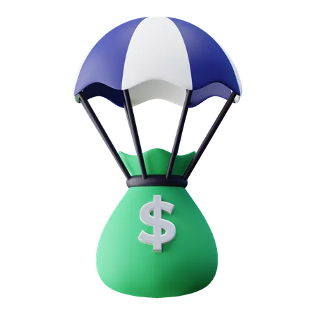 Financial Bailout  3D Icon