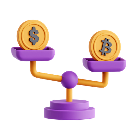 Financial Balance  3D Icon