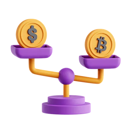 Financial Balance  3D Icon