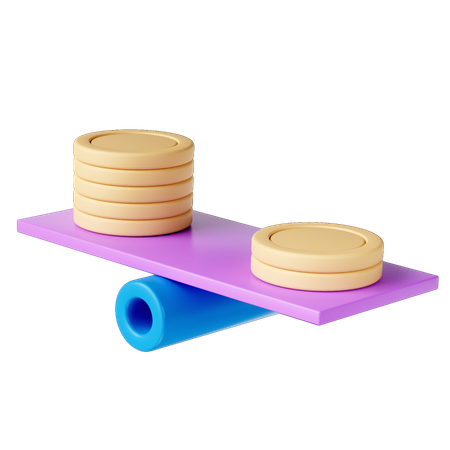 Financial Balance  3D Icon