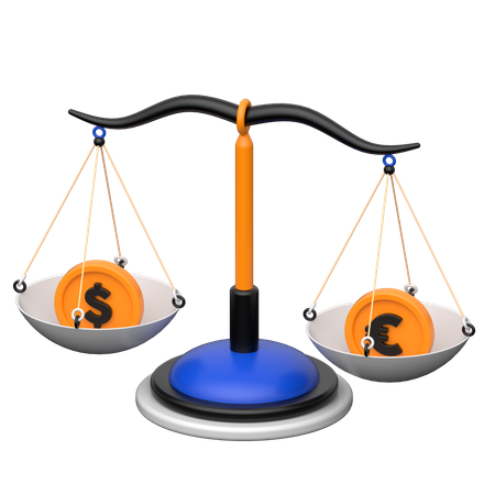 Financial Balance  3D Icon