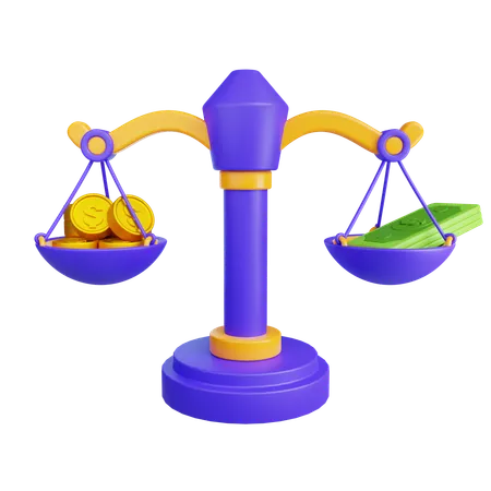 Financial Balance  3D Icon