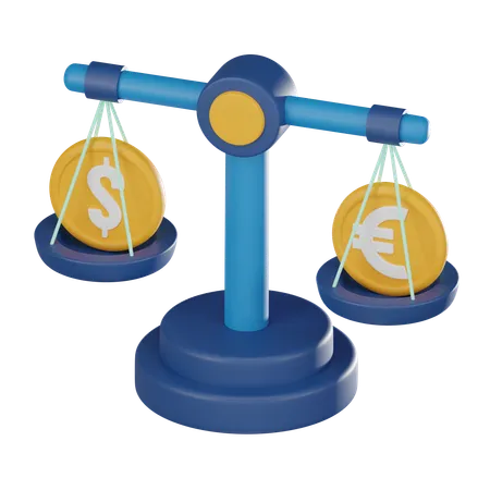 Financial Balance  3D Icon