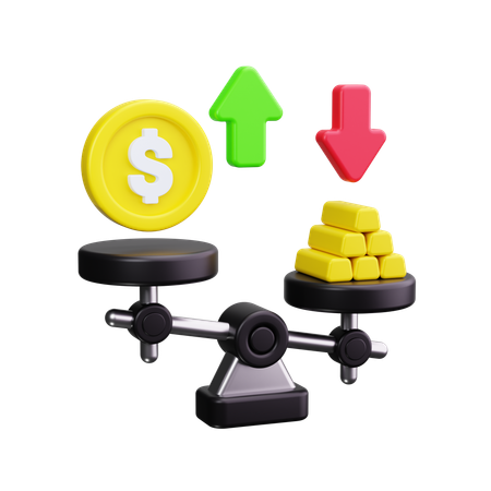 Financial Balance  3D Icon