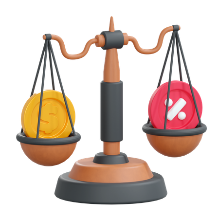 Financial Balance  3D Icon