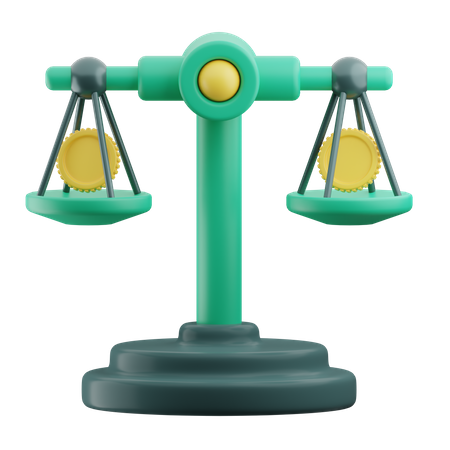 Financial Balance  3D Icon