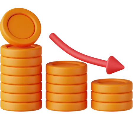 Financial Bankrupt  3D Icon