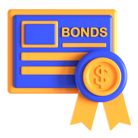 Financial Bond  3D Icon