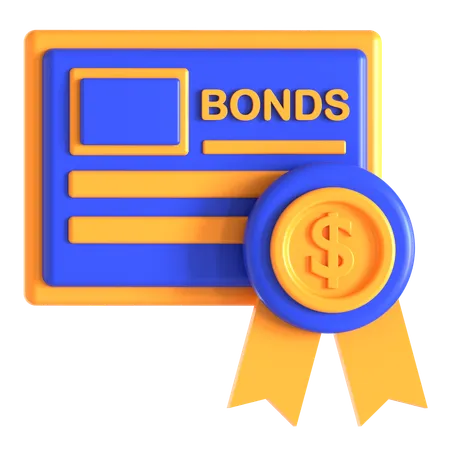 Financial Bond  3D Icon