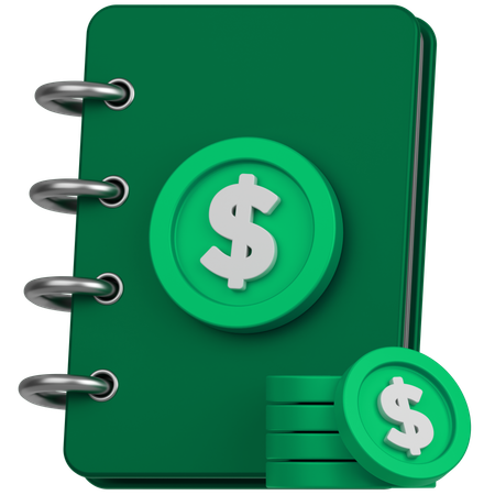 Financial Book  3D Icon