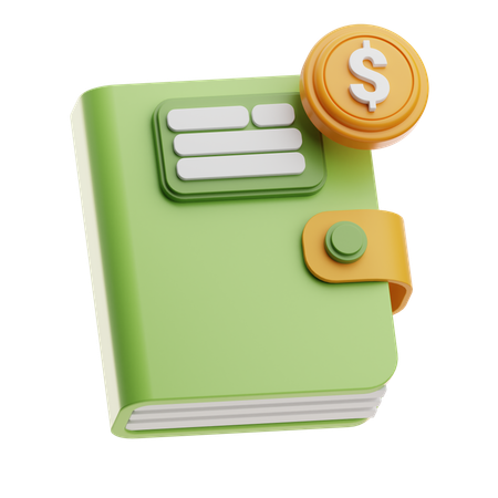 Financial Book  3D Icon
