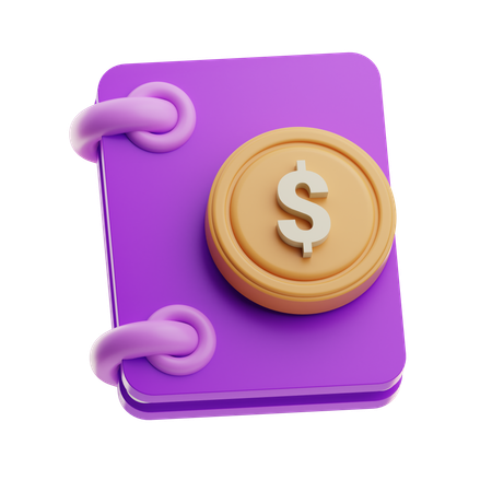 Financial Book  3D Icon