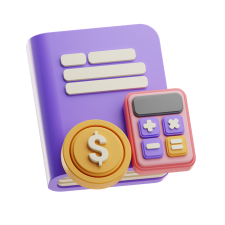 Financial Book  3D Icon
