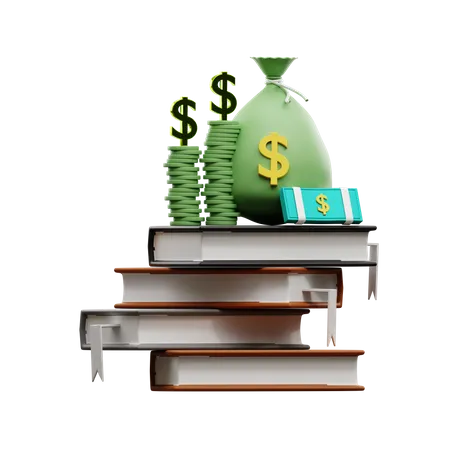 Financial Book  3D Icon