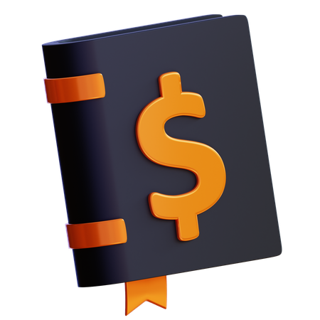 Financial Book  3D Icon