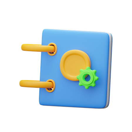 Financial book  3D Icon