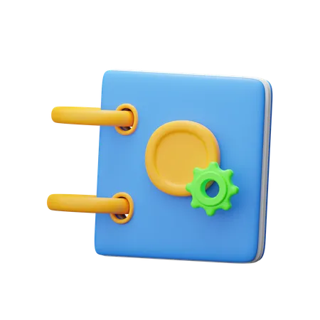 Financial book  3D Icon