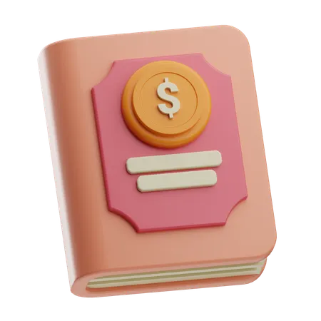 Financial Book  3D Icon