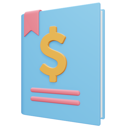 Financial Book  3D Icon