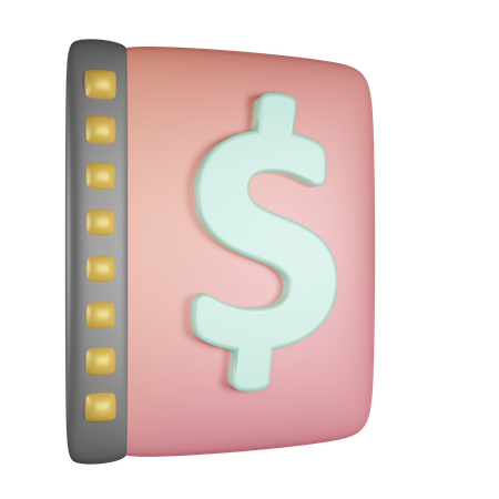 Financial Book  3D Icon