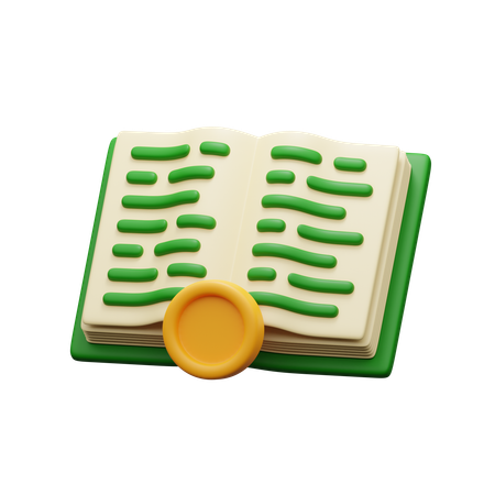 Financial book  3D Icon