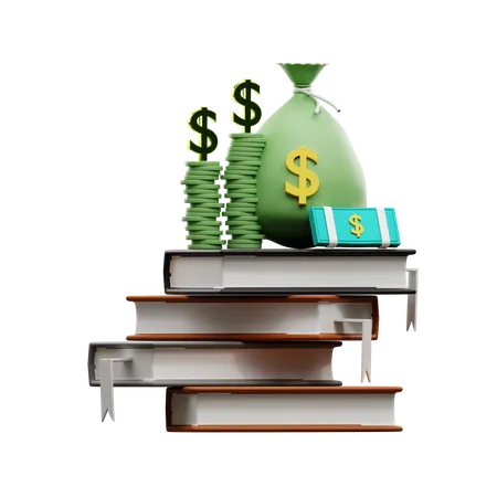 Financial Book 3D Icon