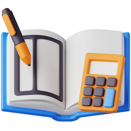 財務会計  3D Icon