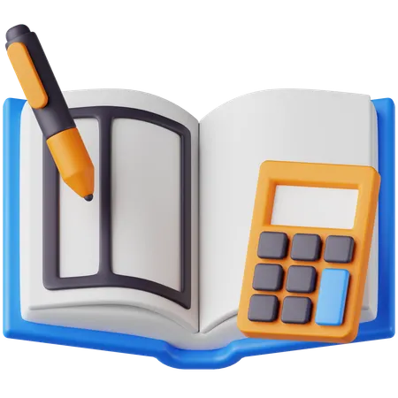 Financial Bookeping  3D Icon