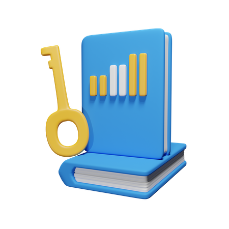 Financial Books  3D Icon