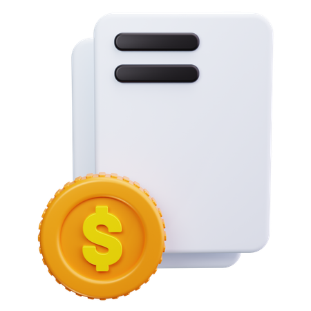 Financial Budget  3D Icon