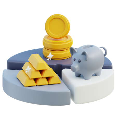 Financial Budget  3D Icon