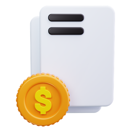 Financial Budget  3D Icon