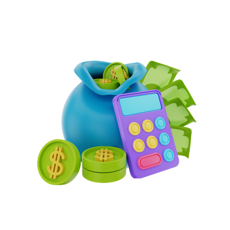 Financial Budget  3D Illustration