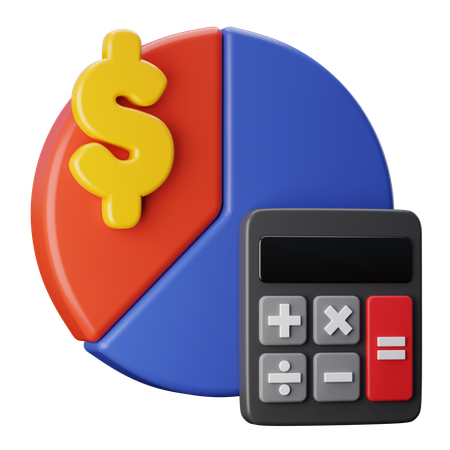 Financial Budgeting  3D Icon