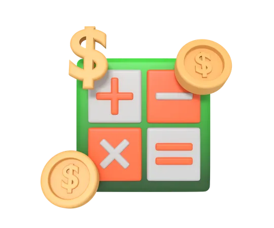 Finance Calculation Business 3D Icon